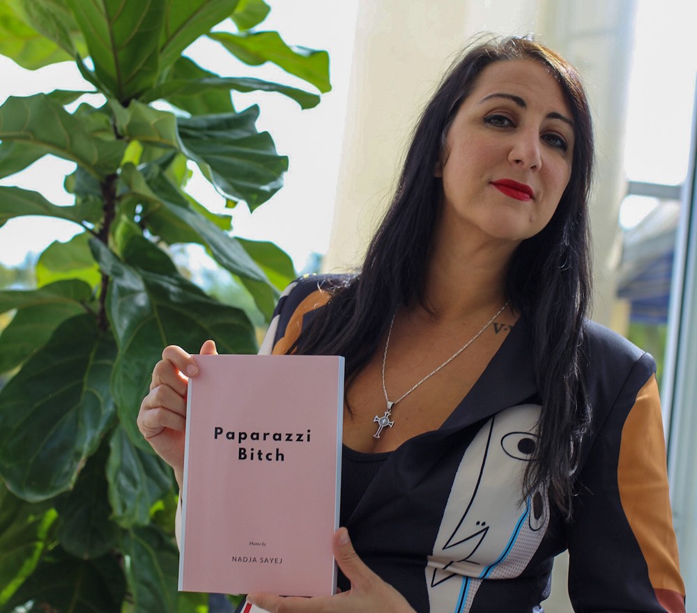 Nadja Sayej on her new book Paparazzi Bitch at Miami book launch